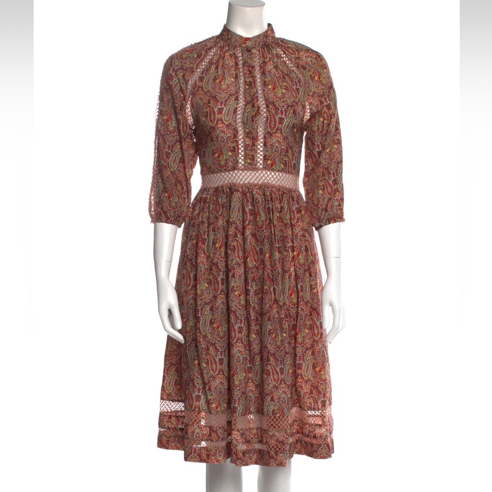 Zimmerman silk paisley dress sz 0